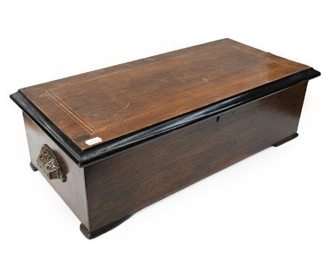 A Large Two-Per-Turn Musical Box Playing Twenty Popular, Traditional And Folk Airs, almost certainly by B. H. Abrahams, Ser. 