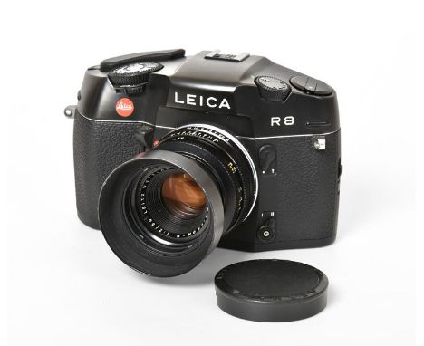 Leica R8 Camera no.2412364 with Leitz Wetzlar Summicron-R f2 50mm lens Cosmetically Excellent, some speckling in lens 