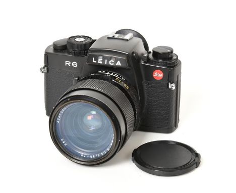 Leica R6 Camera no.1729728 with Leitz Wetzlar Vario-Elmar-R f3.5 35-70mm lens Cosmectically Excellent, some minor chips to le