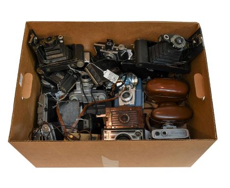 Kodak Various Cameras including Cine Model BB, Retinette 1B, Six-16, No.2 Hawkette, Retina Ia, 2A and 2 Folding Brownies, Ret