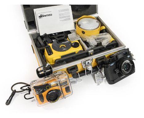 Underwater Cameras Nikonos III with Nikkor f2.5 35mm lens, Cullmann Mauritius outfit in hard case and Sports Diver Sea Life (