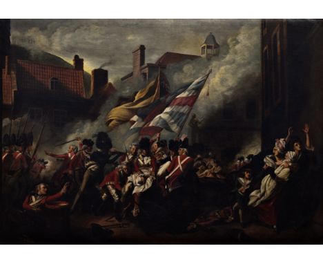 Jessie M. Hilson (British, fl.1880-1910), The Battle of Jersey, Death of Major Pierson, after the original by John Singleton 