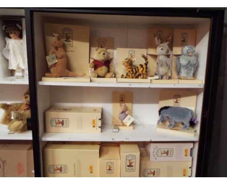 A Steiff Classic Winnie-the-Pooh limited edition collection comprising 'Tigger' no.00135 EAN651656, 'Rabbit' no.01086 EAN6517