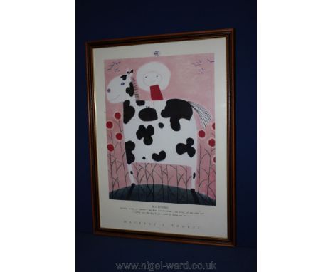 A framed McKenzie Thorpe print 'Roy Rogers'.