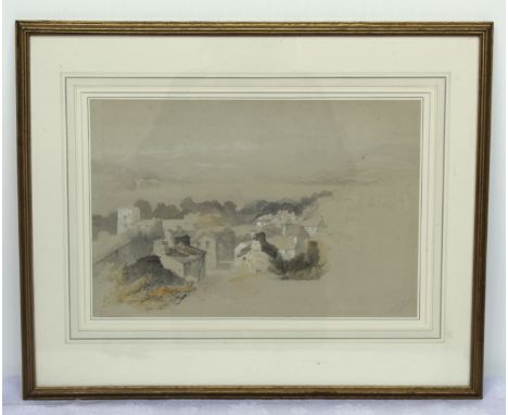 THOMAS MILES RICHARDSON JNR.Bowness, Windermere.Watercolour over pencil, unfinished.25cm x 37cm.Inscribed with title.Conditio