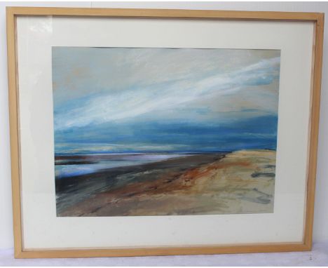 DONALD WILKINSON.The Solway, evening light, 2000.Pastel.53cm x 71cm.Signed verso, with title on label. 