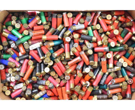 Over five-hundred 12 bore shotgun cartridges including Rugby Renown, Fiocchi Magnum, Hull Comp, Eley Grand Prix etc. PLEASE N