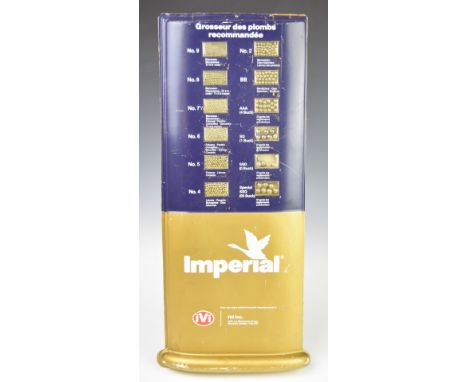 IVI Imperial shotgun cartridge shop or advertising display with easel back, 51 x 23cm.&nbsp;