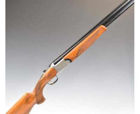 Armi Silma Supreme 12 bore over and under ejector shotgun with engraved lock, underside, trigger guard, top plate and thumb l