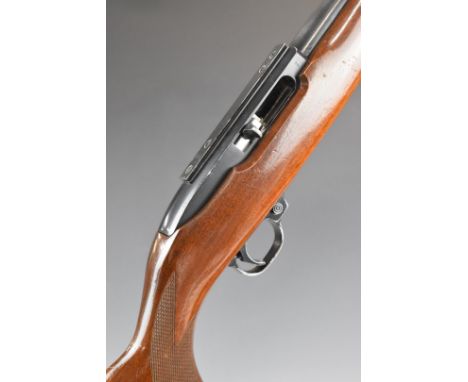 Ruger Model 10/22 .22 semi-automatic rifle with chequered semi-pistol grip, sling, scope rail, sound moderator and 26.5 inch 