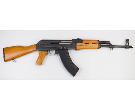 Cyber Gun Co AK47 Kalashnikox airsoft rifle with wooden fittings and sling mounts, serial number 2424021816001372.&nbsp;