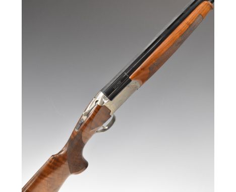 Bettinsoli MK III 12 bore over and under ejector shotgun with engraved scenes of birds to the locks and underside and thumb l