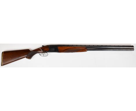 Baikal IJ-27-E 12 bore over and under ejector shotgun with engraved scenes of rabbits and birds to the locks and underside, e