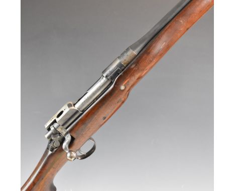 Deactivated Winchester military style .303 bolt-action rifle with 26.5 inch barrel, overall length 117cm, serial number W1517