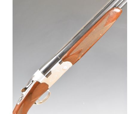 Breda Vega Special 12 bore over and under ejector shotgun&nbsp;with engraved locks, underside, trigger guard, top plate and t
