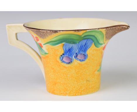 Clarice Cliff for Wilkinson Pottery Bizarre Art Deco jug, height 7.5cm