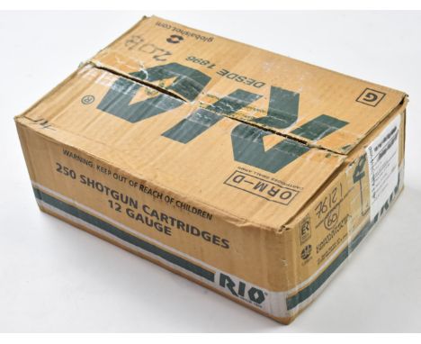 Two-hundred-and-fifty 20 bore Dynamit Nobel Rottweil Tiger shotgun cartridges, all in original boxes. PLEASE NOTE THAT A VALI