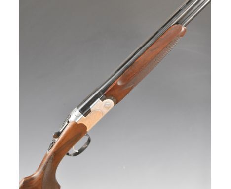 Beretta S686 Special 20 bore over and under ejector shotgun with engraved locks, underside, trigger guard, thumb lever and fe