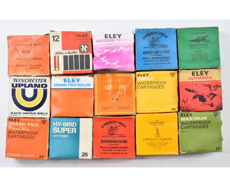 Approximately three-hundred-and-fifty 12 bore shotgun cartridges including Benjamin Wild & Son Gunmakers Choice, Shooting Sup