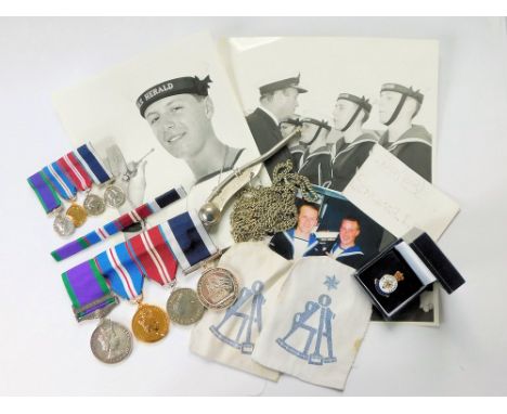 IAN SINCLAIR ROYAL NAVY/GULF WAR SERVICE. Royal Navy medals awarded to Ian Sinclair: named 'S(SR) I. F. SINCLAIR D214791K RN'