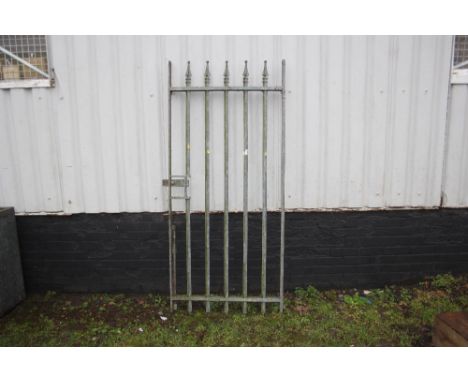 A galvanised gate
