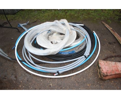 A quantity of alkathene pipe