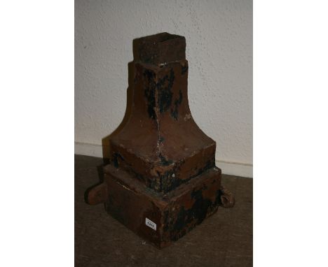 Late 19th / early 20th Century square iron corner rain hopper