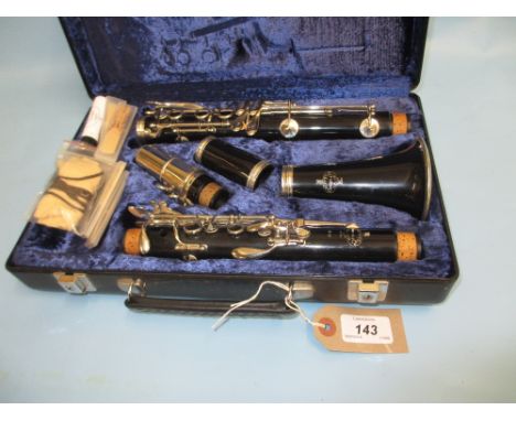French clarinet in a fitted case by Buffet