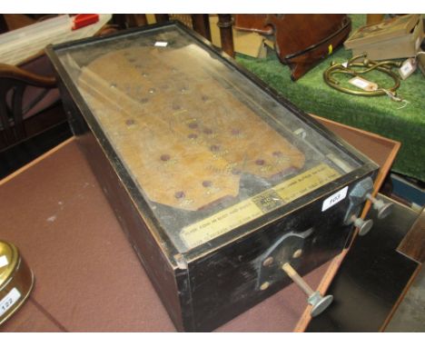 Early 20th Century 'Coin in the Slot' table bagatelle board by Broadway