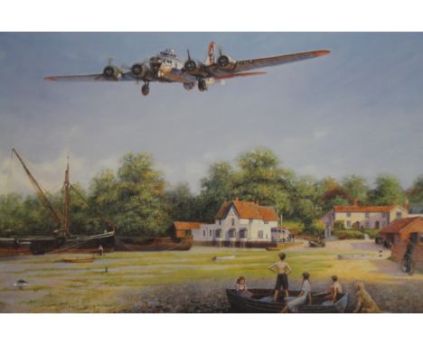 After Bill Perring.  Flying Fortress!, artist signed limited edition print no. 19/850, singed to the mount, 31cm x 56cm.