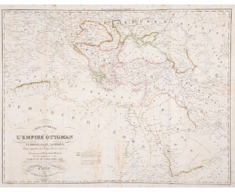 Hammer-Purgstall (Joseph von) & Hellert (J. J.) Histoire de L'Empire Ottoman, first edition, 19 vol. inc. atlas, half-titles 