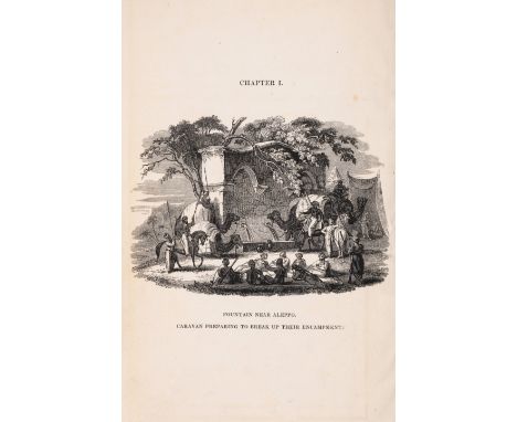 Buckingham (James Silk) Travels in Mesopotamia, 2 vol., first edition,&nbsp; wood engraved frontispieces and 25 wood engraved