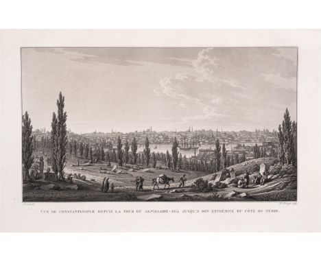 Pertusier (Charles) Promenades Pittoresques dans Constantinople et sur les Rives du Bosphore, 4 vol., inc Atlas, first editio