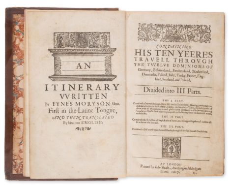 Moryson (Fynes) An Itinerary Written ... first in the Latine Tongue ...containing his Ten Yeeres Travell Through the Twelve D