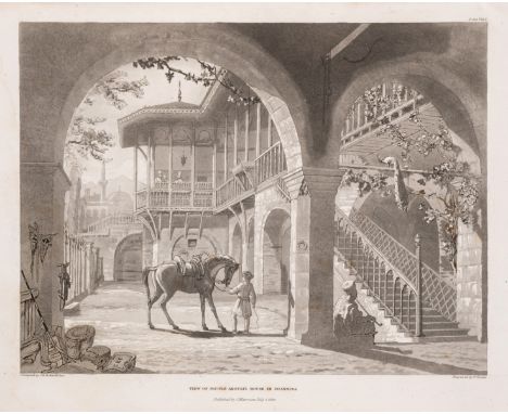 Hughes (Rev. Thomas Smart) Travels in Sicily Greece and Albania, 2 vol., first edition, 12 engraved plates, 2 engraved maps, 