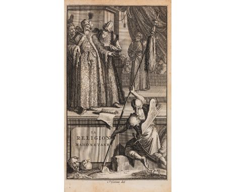 Reland (Adriaan) La Religion des Mahometans, first edition in French,&nbsp;additional engraved title, title in red and black,