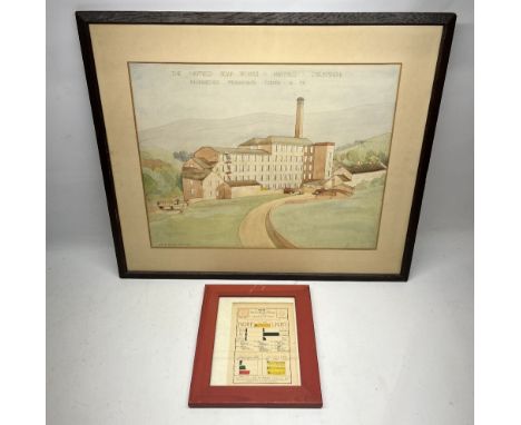 Vanessa Feltz collection - Leslie R. Penman (British 20th century); 'The Hayfield Soap Works' Hayfield, Derbyshire, Proprieto