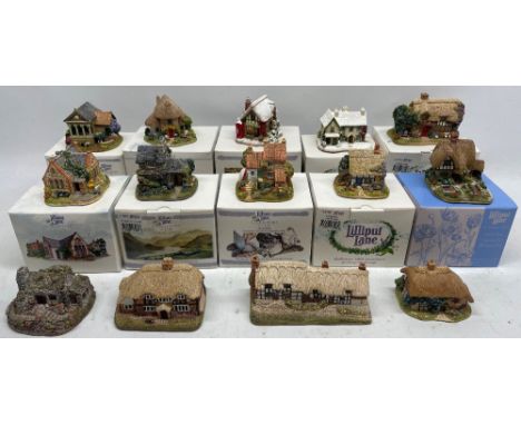 Six collectors club Lilliput lane models incl, Fruits of the sea L3174, The Pigsty L3255, Cabbage Patch Corner L2831, four ot