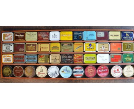 Collection of vintage metal tobacco tins to include Rattray's Old Gowrie, Dunhill Early Morning Pipe, Lambert &amp; Butler Lo