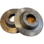 A Pair of Lamborghini Miura Ventilated Disc Brakes