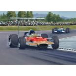 Graham Hill's Lotus 49B at the Mexico Grand Prix 1968 by Martin Tomlinson