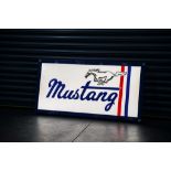'Mustang' Illuminated Sign