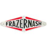 Large Cold Caste Aluminium 'Frazer Nash' Sign