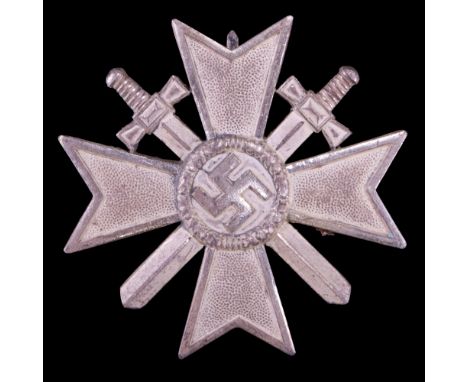A German Third Reich War Merit Cross, first class, with swords, maker-marked L/15