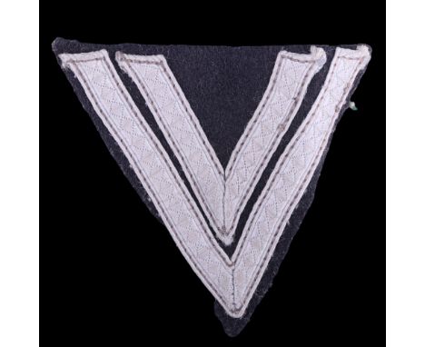 German Third Reich army panzer / Waffen-SS obergefreiter rank chevrons