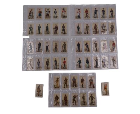 A group of John Player &amp; Sons cigarette cards comprising Military Uniforms of the British Empire Overseas and The Territo