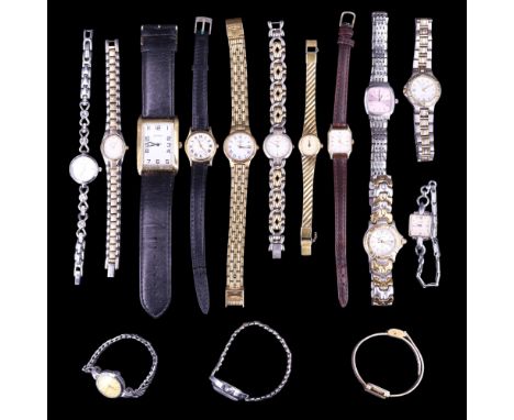 A group of ladies' wristwatches including a boxed Accurist, Sekonda, Timex, Rotary, and a Rodos by Rodonia