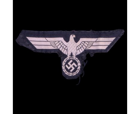 A German Third Reich army panzer troops BeVo breast eagle