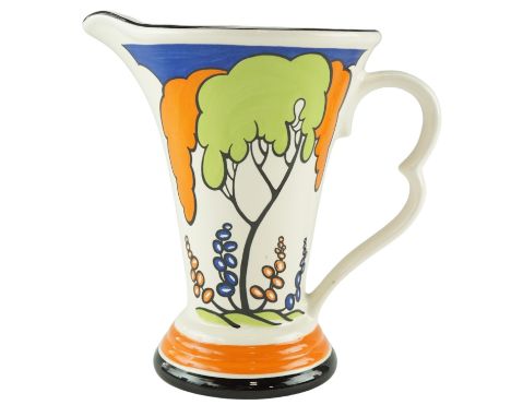 A contemporary Wade Art Deco style "The Gallery Collection" Japanese Garden flower jug, inspired by the original 1930s design