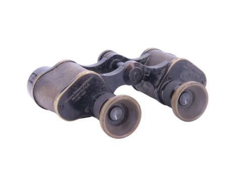 A set of 1916 British army No 3 binoculars by Zeiss
